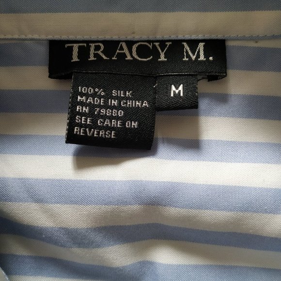 🌺Tracy M Business casual striped button down shirt - Picture 8 of 8
